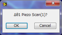 二結晶分光器 |Delta|\ |theta|\ 1 Piezo スキャン